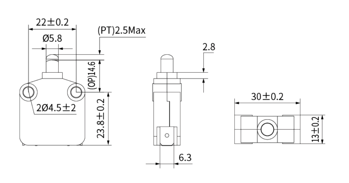 Structure / Dimensions - LXW20-11 Extended New Model