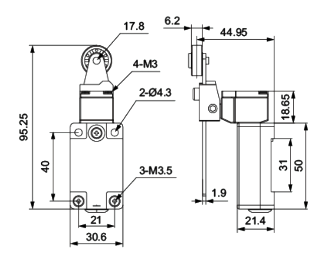 Structure / Dimensions - SD-8108
