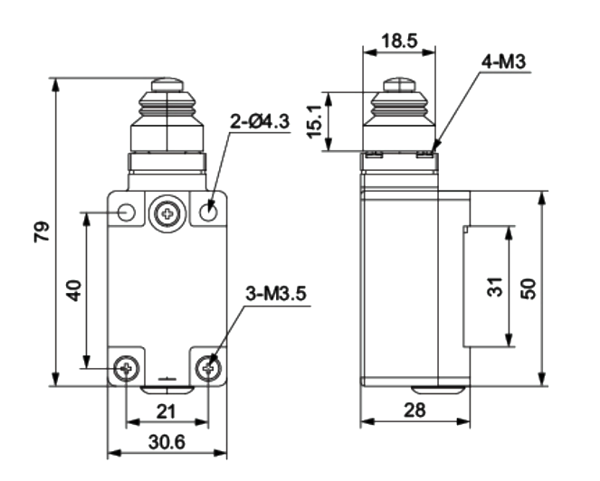 Structure / Dimensions - SD-8111