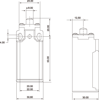 结构尺寸图 - SLS-101