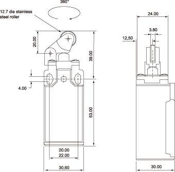 结构尺寸图 - SLS-111