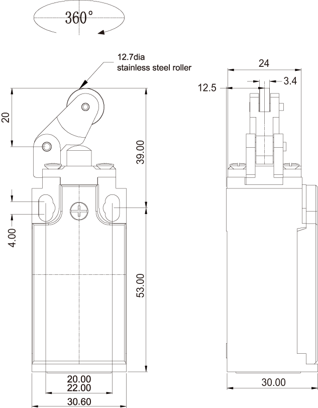 结构尺寸图 - SLS-112
