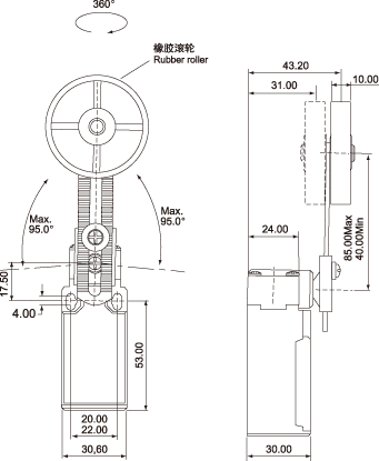 结构尺寸图 - SLS-191