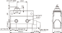 结构尺寸图 - SF-A100