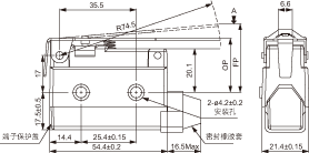 结构尺寸图 - SF-A120