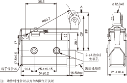 结构尺寸图 - SF-A121
