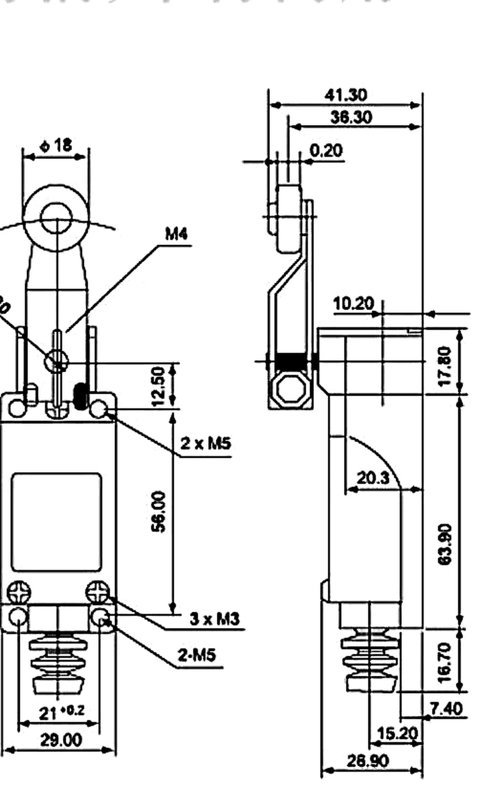 Structure / Dimensions - SF-M105
