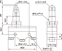 结构尺寸图 - TM-1309