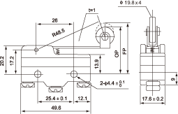 结构尺寸图 - TM-1725