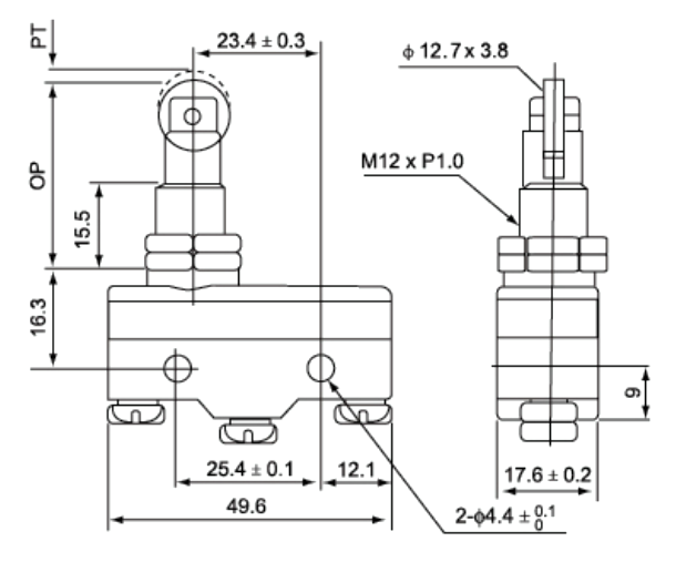 Structure / Dimensions - TM-1308N
