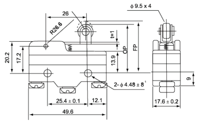 Structure / Dimensions - TM-1704N