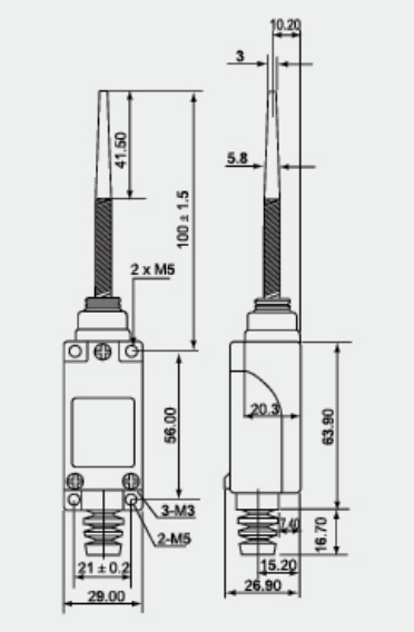 Structure / Dimensions - TZ-8166